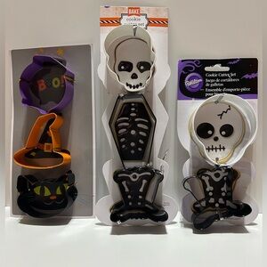 Wilton Halloween Cookie Cutter Set - Purple, Orange, Black